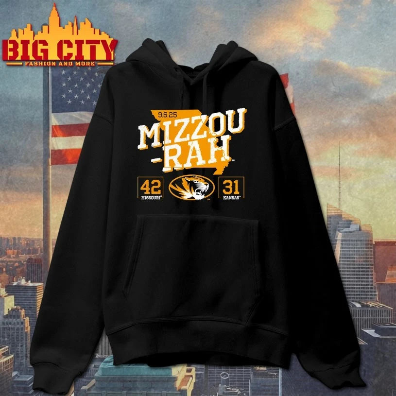 Mizzou-rah Missouri Tigers vs. Kansas Jayhawks 2025 Score 42-31 Shirt