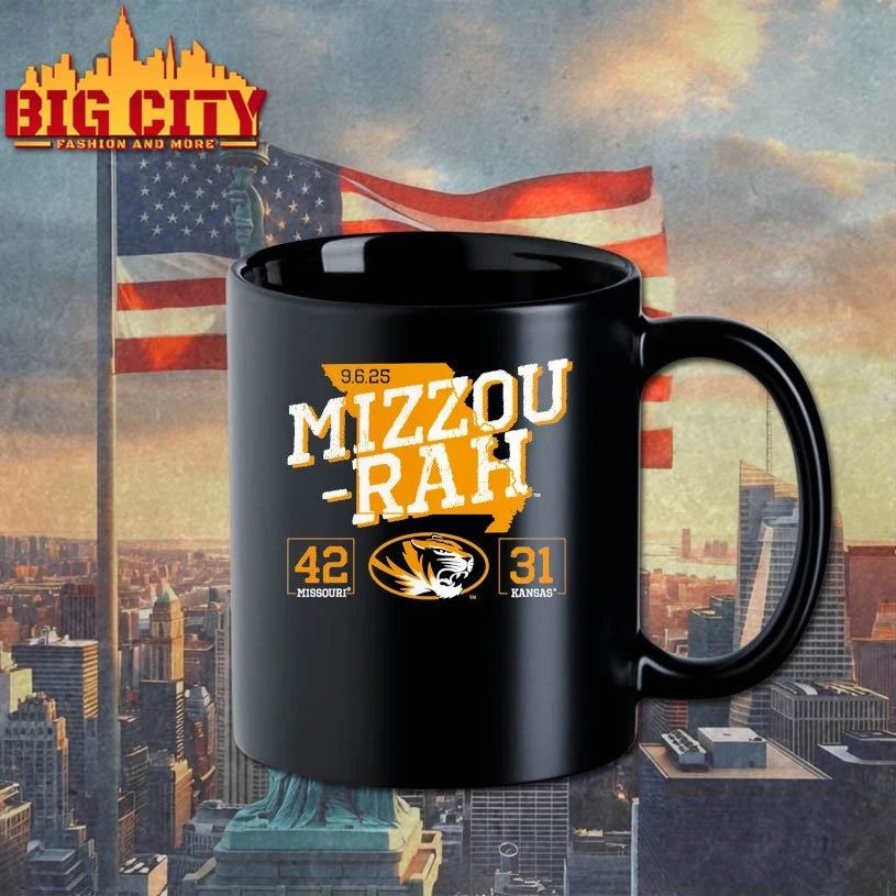 Mizzou-rah Missouri Tigers vs. Kansas Jayhawks 2025 Score 42-31 Shirt
