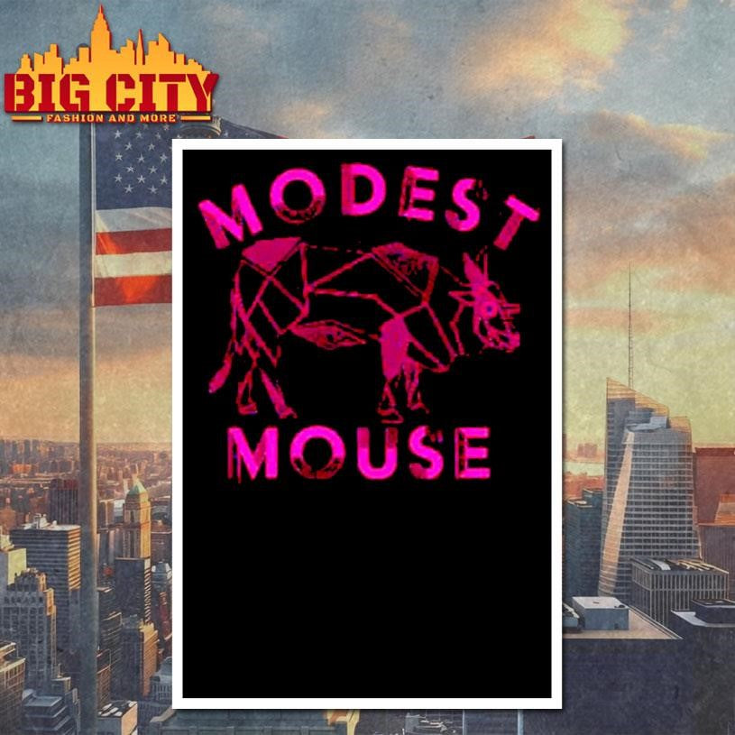 Modest Mouse Abstract Bison Shirt