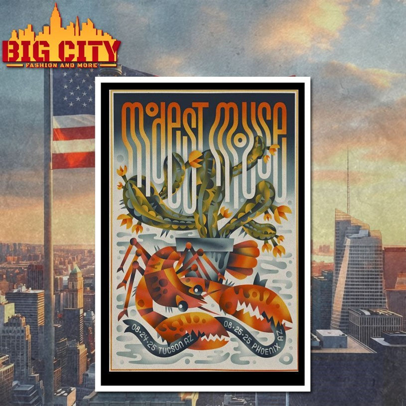 Modest Mouse Aug 24-25 2025 Tucson AZ And Phoenix AZ Poster Shirt