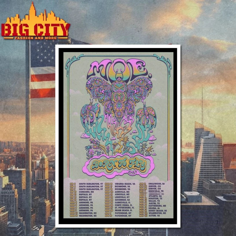 Moe Band Born To Fly 2026 Poster shirt