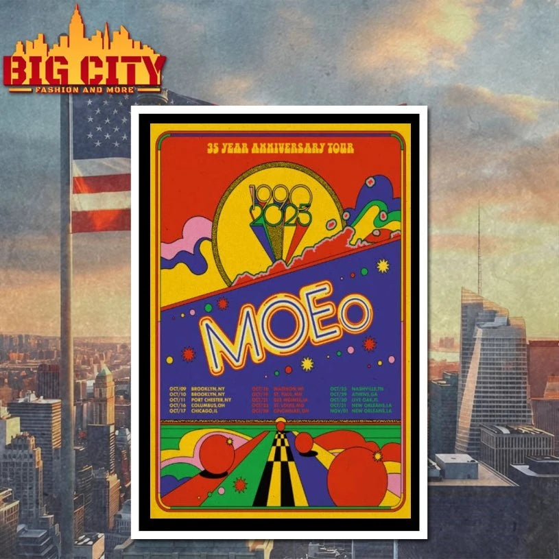 Moe. 35th Anniversary 2025 Poster Shirt