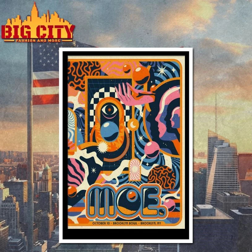 Moe. At Brooklyn Bowl On Oct 10 2025 Poster Shirt