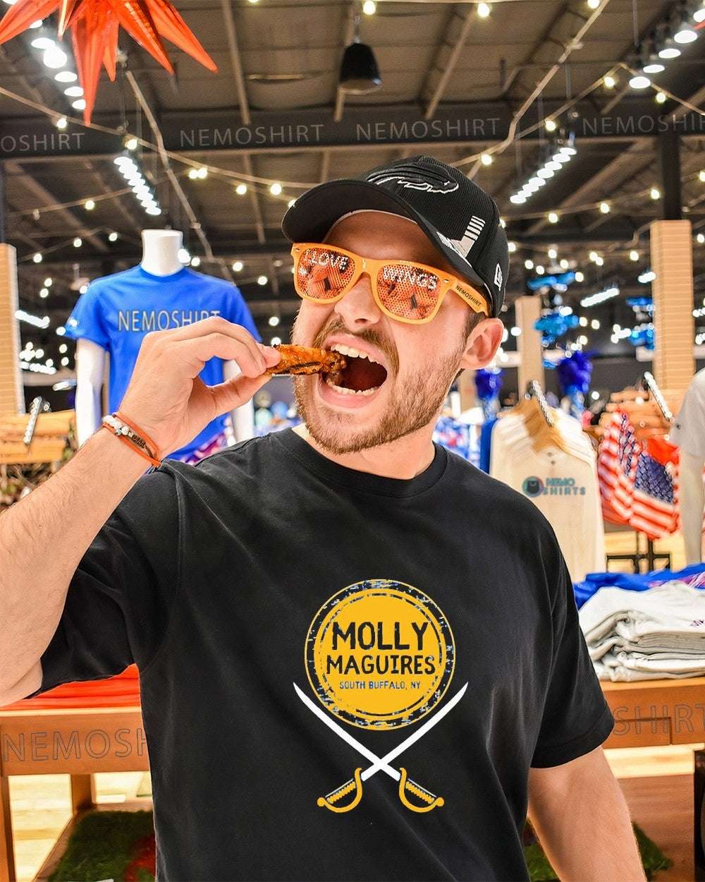 Molly Maguires in South Buffalo NY Buffalo Sabres shirt