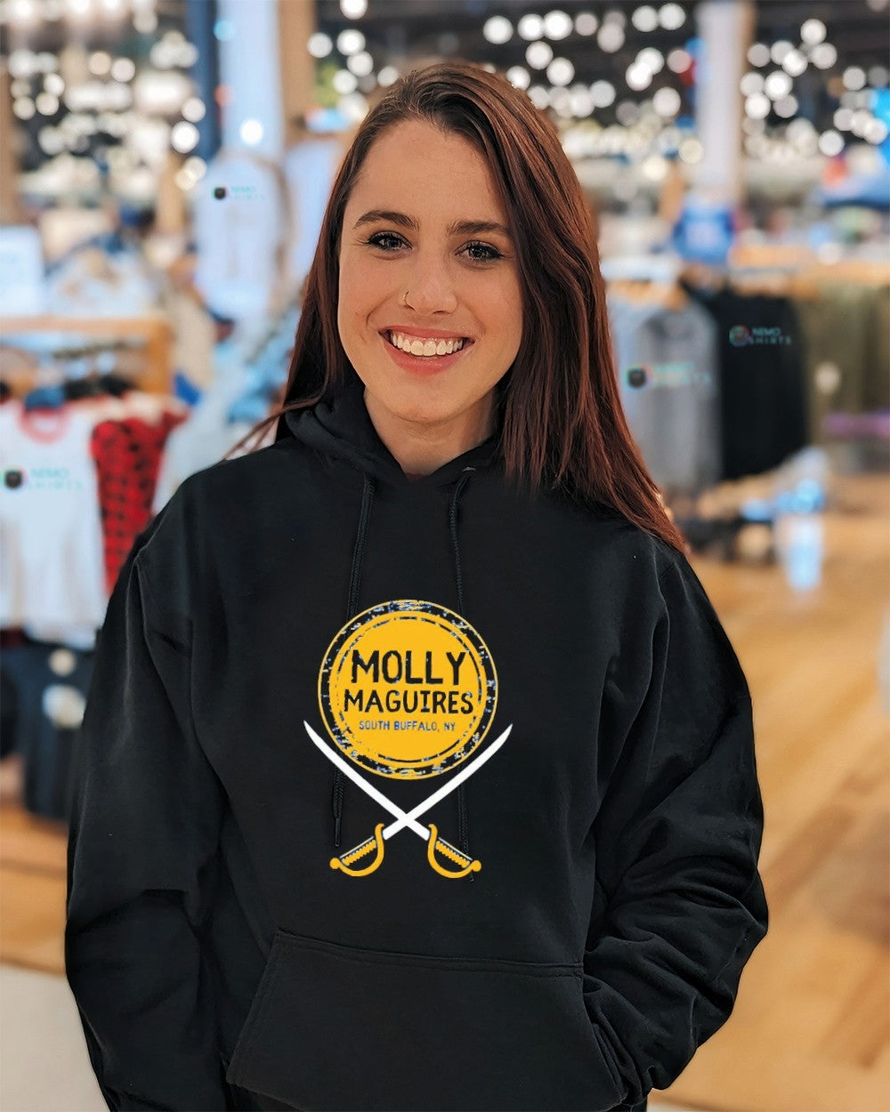 Molly Maguires in South Buffalo NY Buffalo Sabres shirt