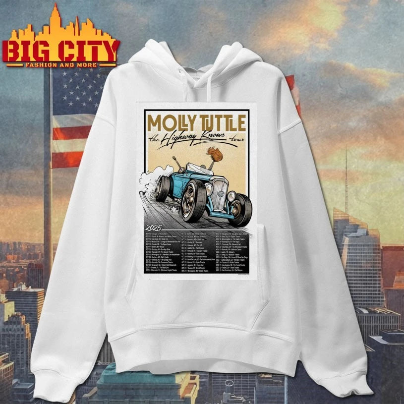 Molly Tuttle The Highway Knows Tour 2025 Poster Shirt