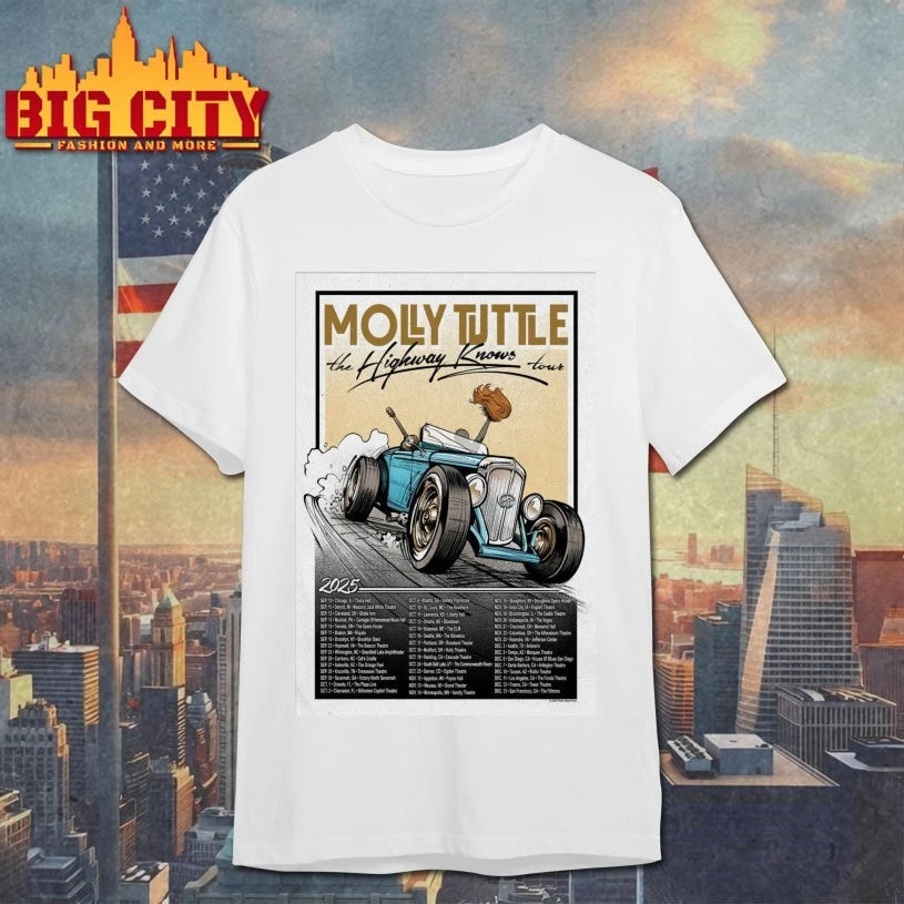 Molly Tuttle The Highway Knows Tour 2025 Poster Shirt