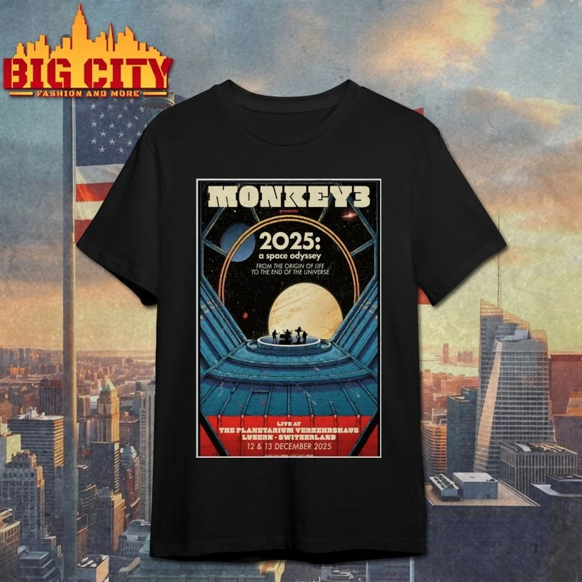 Monkey3 Fall Tour Dec 2025 Live at the Luzern Planetarium Poster shirt