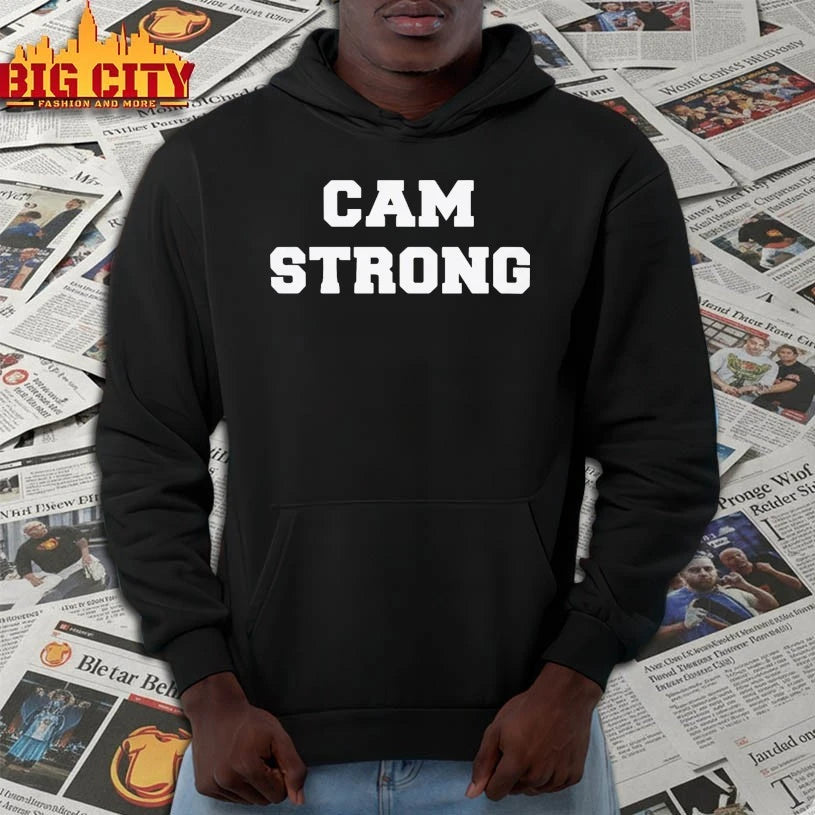 Montour Kraken wears Cam Strong shirt