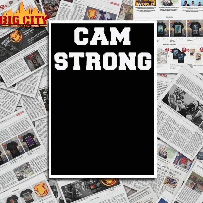 Montour Kraken wears Cam Strong shirt