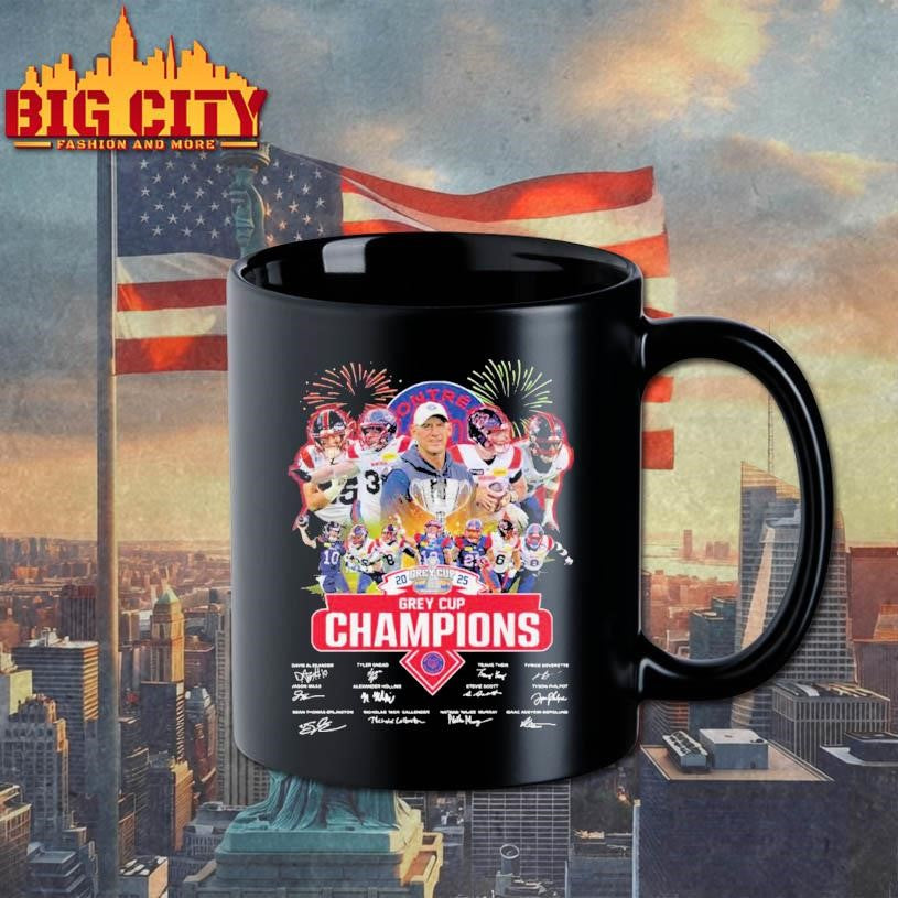 Montreal Alouettes Grey Cup 2025 Champions Winner Shirt