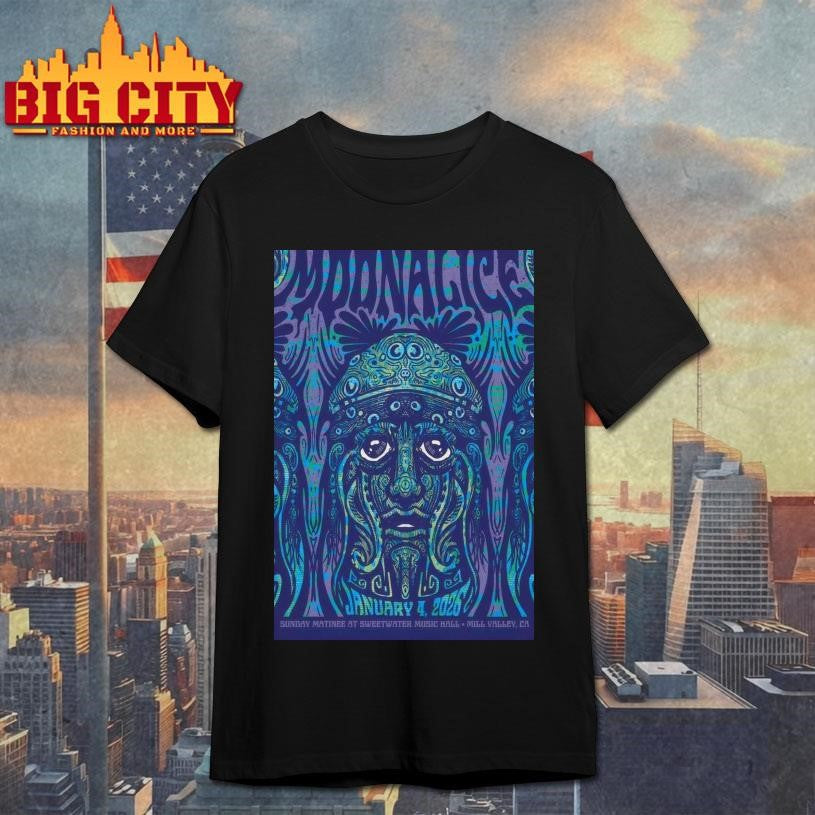 Moonalice 1.4.2026 Mill Valley CA Poster shirt