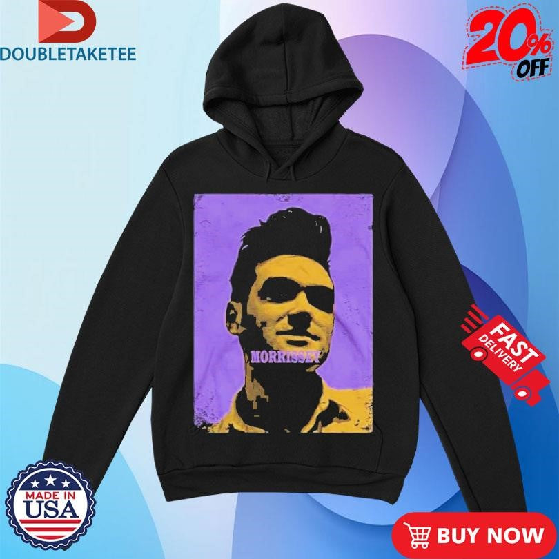 Morrissey Purple &amp; Yellow Photo T-Shirts
