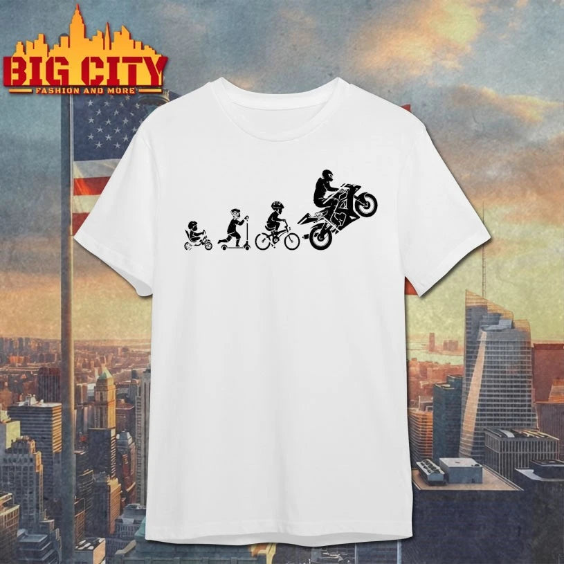 Motorcycle Bike Evolution Motorbike Rider Evolution shirt