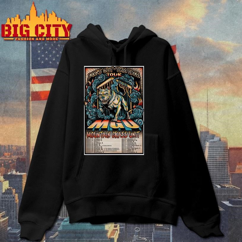 Mountain Grass Unit Dog’s Out The Cage 2026 Tour Poster Shirt
