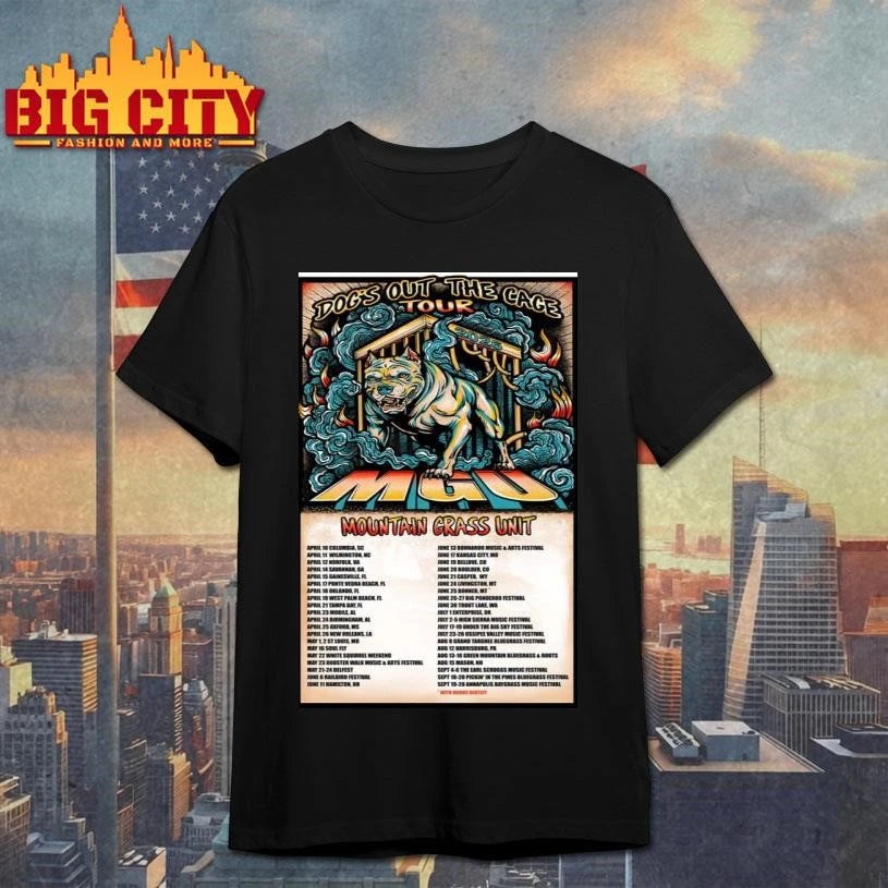 Mountain Grass Unit The Dog’s Out The Cage Tour 2026 Poster Shirt