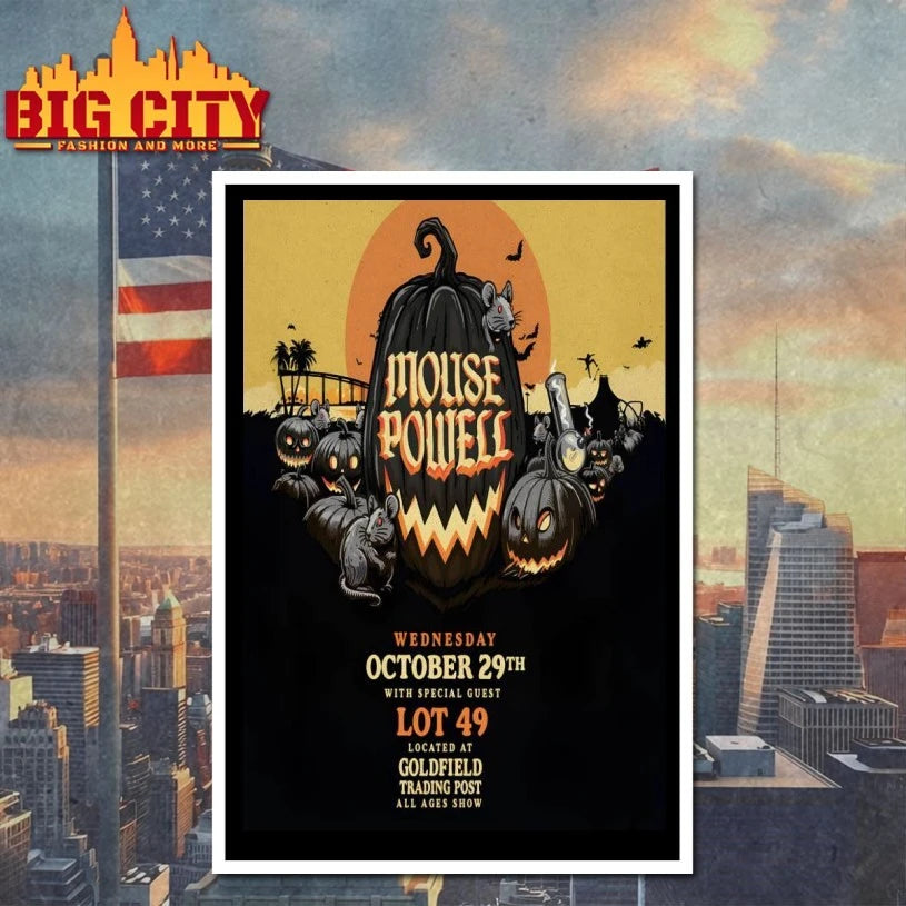 Mouse Powell Oct 29 2025 Sacramento Tour Poster Shirt