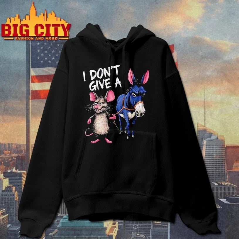 Mouse and Donkey I Don’t Give a Rats Ass Shirt
