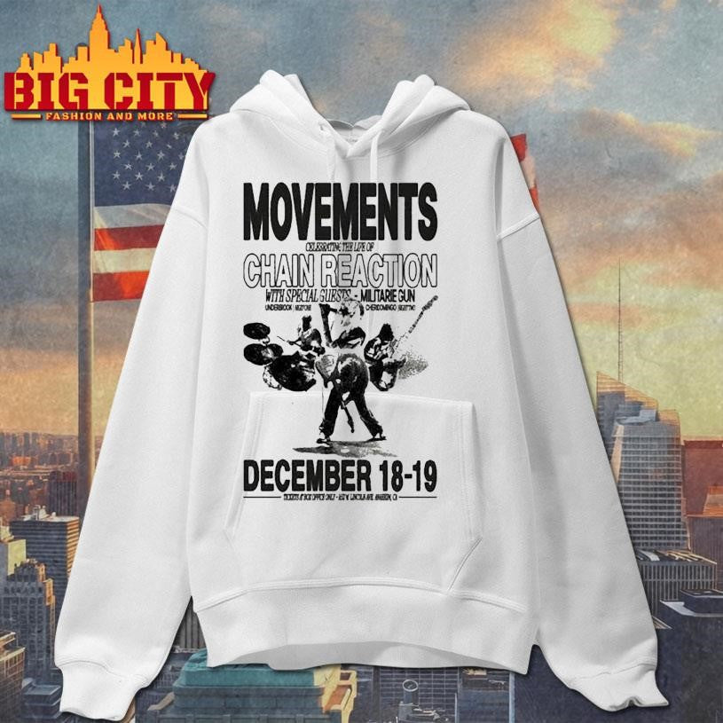 Movements Chain Reaction Anaheim, Ca Dec 18-19 2025 Concert Shirt