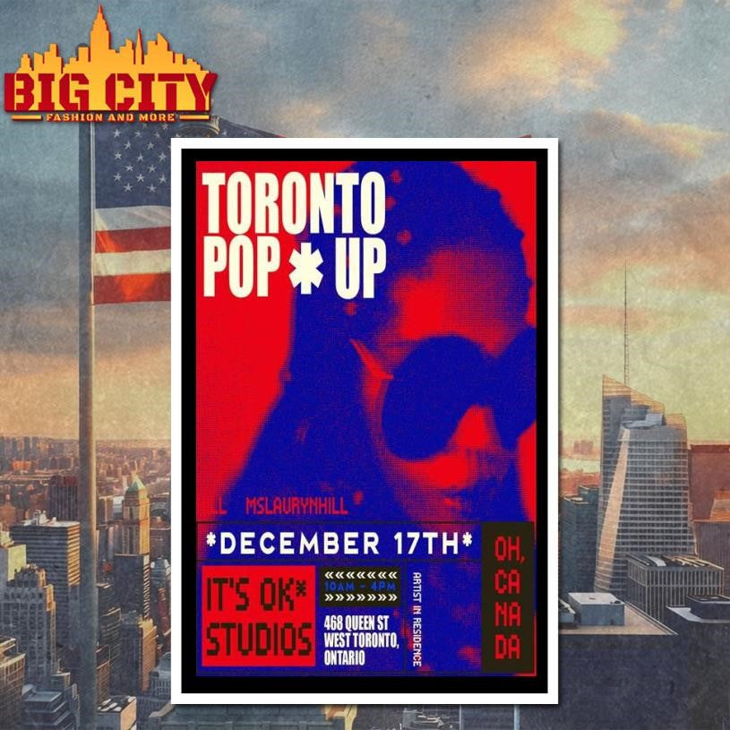 Ms Lauryn Hill It’s Ok Studios Toronto Dec 17 2025 Poster Shirt