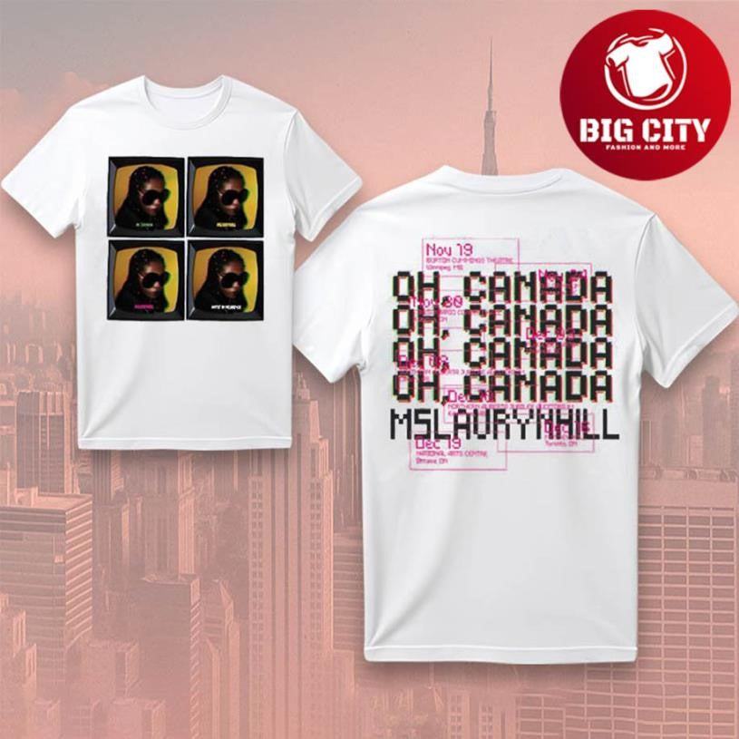 Ms. Lauryn Hill Canada Tour 2025 Two Sided Shirt