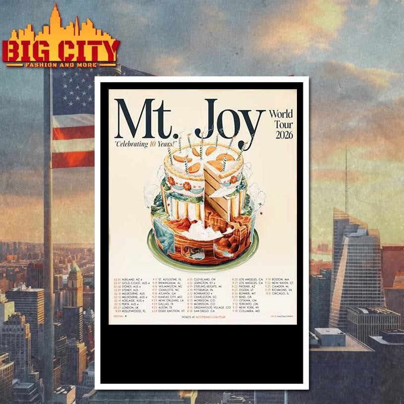 Mt. Joy World Tour 2026 Shirt