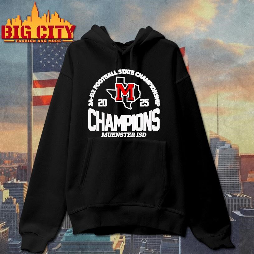 Muenster Isd 2a D2 Football State Champions Shirt