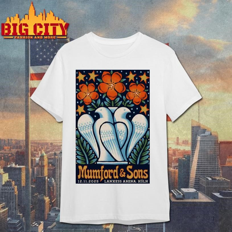 Mumford And Sons Cologne Germany November 12 2025 Poster Shirt
