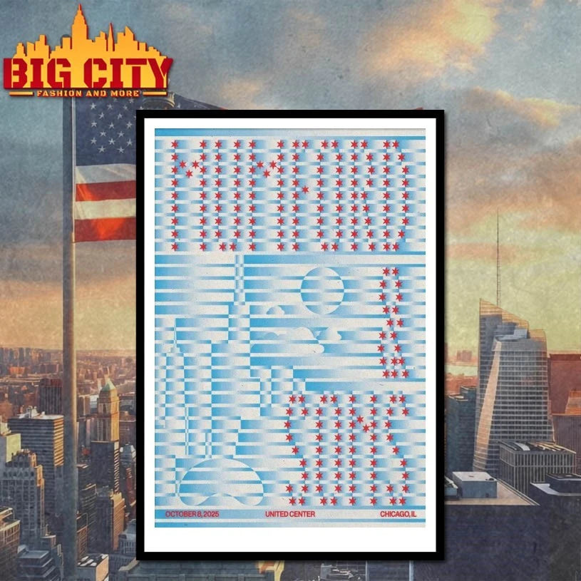Mumford And Sons In Chicago IL On Oct 8 2025 Poster shirt