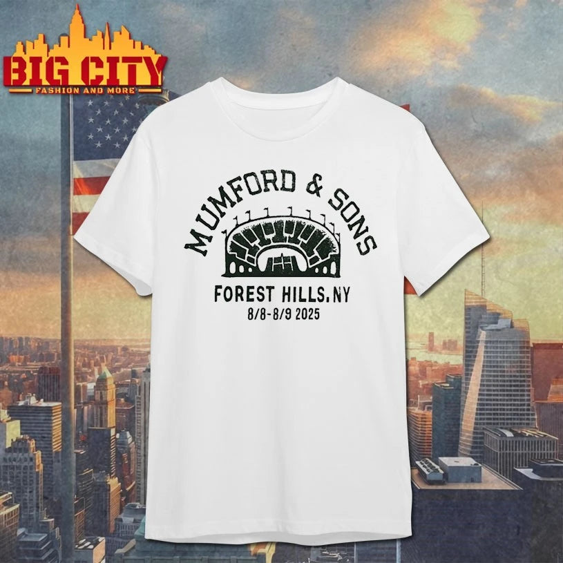 Mumford &amp; Sons Tour Forest Hills, New York August 8, 2025 shirt