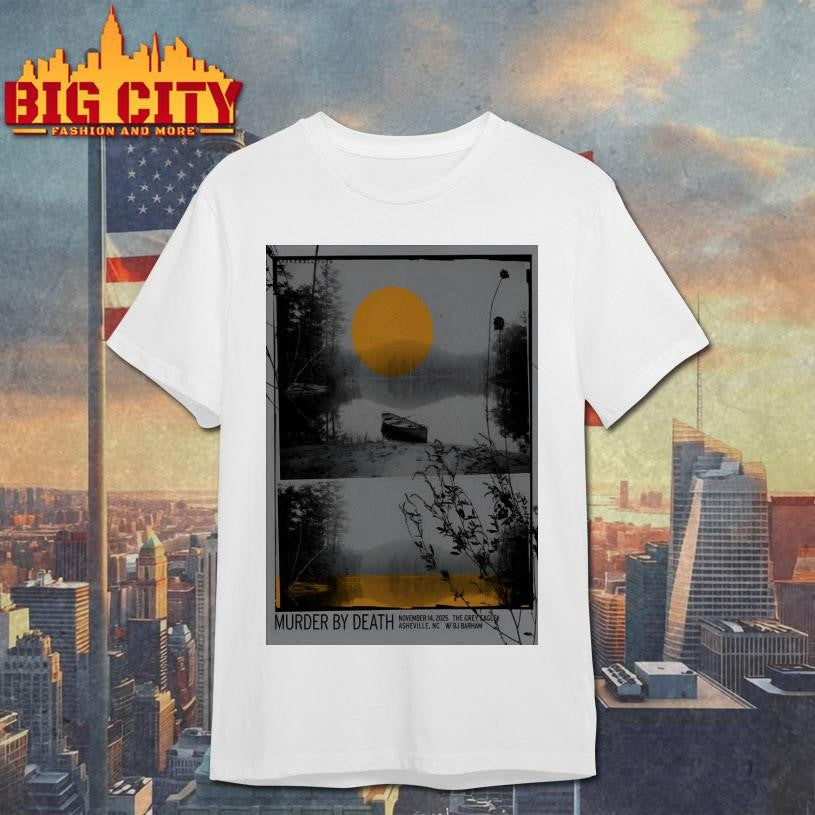 Murder By Death Asheville 11-14-2025 Event Poster Shirt