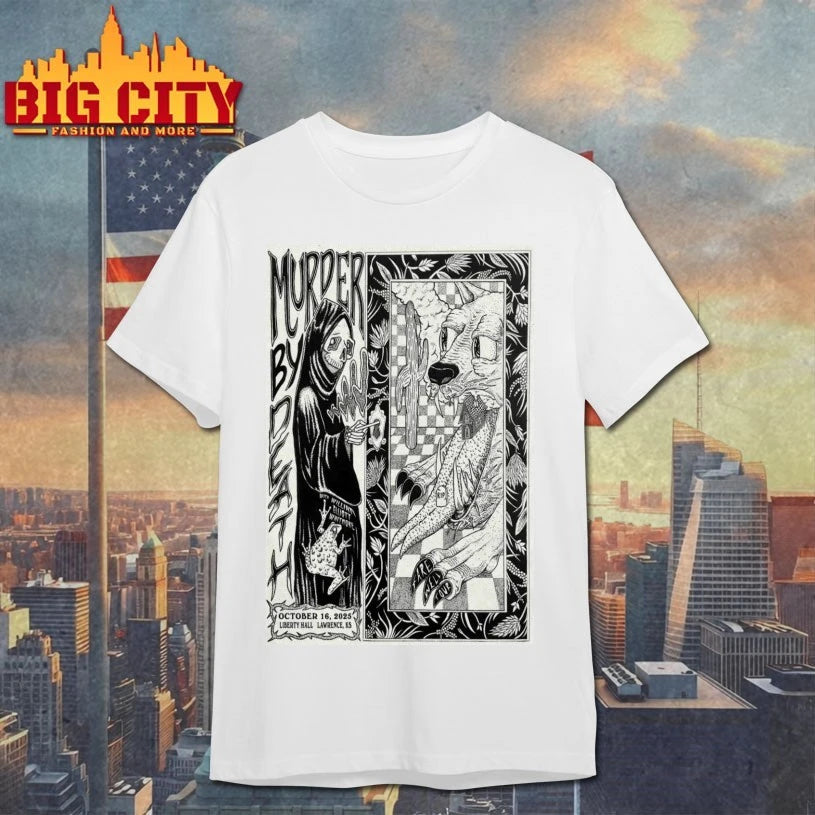 Murder By Death Liberty Hall Lawrence Oct 2025 Poster shirts