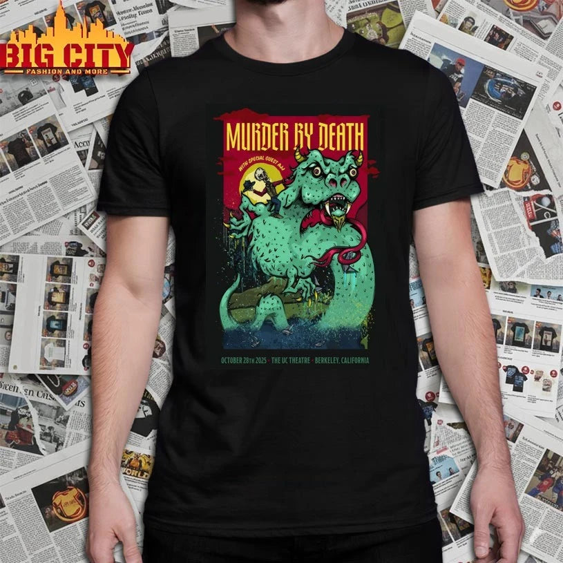 Murder By Death Oct 28 2025 Berkeley Tour Poster shirt