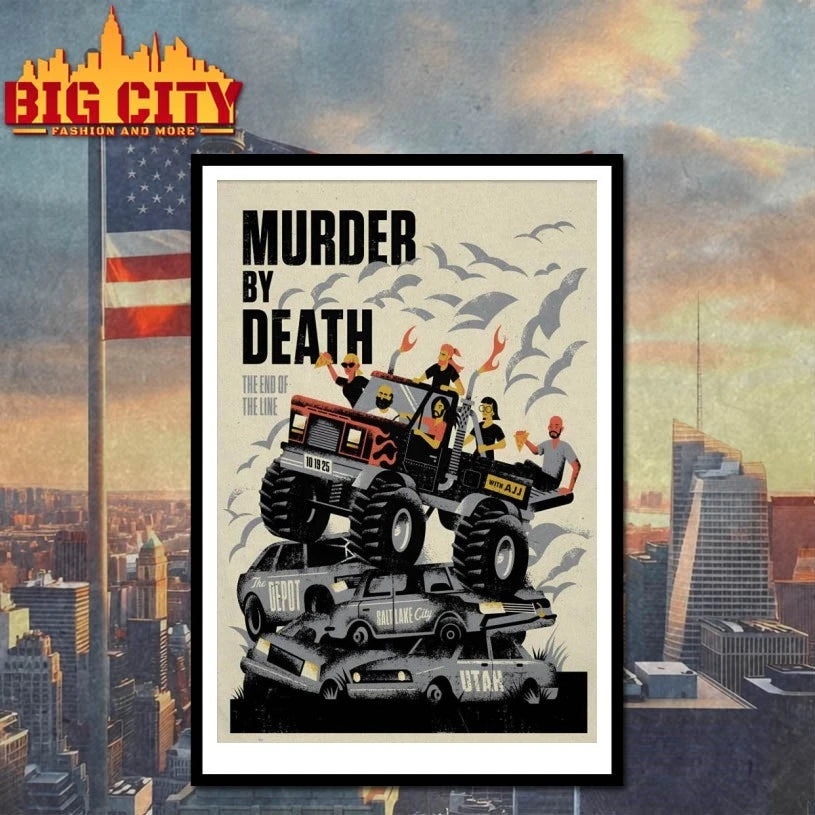 Murder By Death Salt Lake City 10.19.2025 Event Poster Shirt