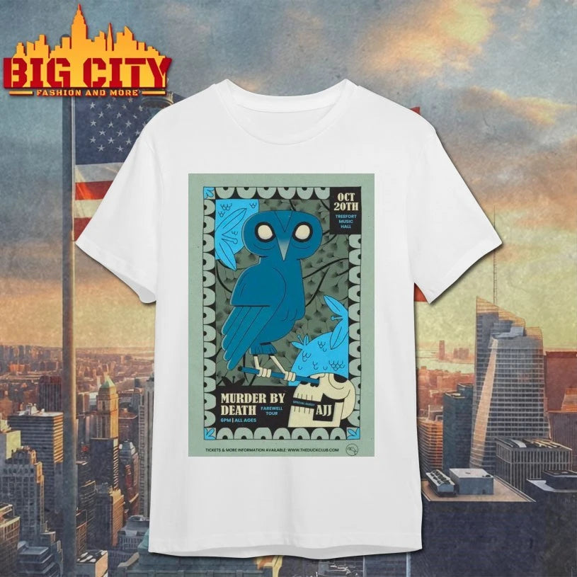 Murder By Death Treefort Music Hall, Boise Oct 20 2025 Poster shirt