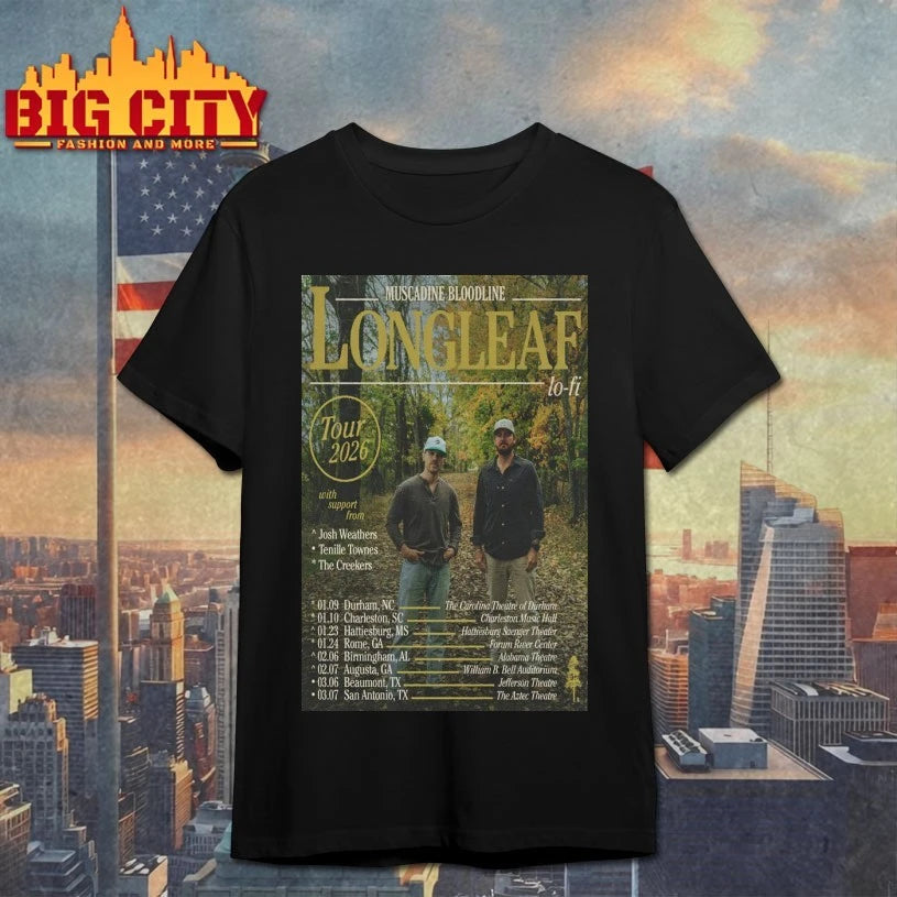 Muscadine Bloodline Fall Tour Event 2026 Poster shirt