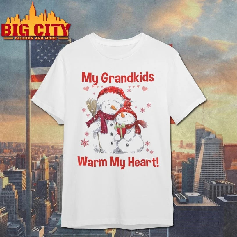 My Grandkids Warm My Heart Christmas 2025 Shirt
