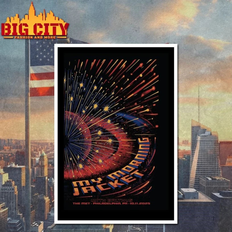 My Morning Jacket Oct 11 2025 The Met Philadelphia Poster shirt