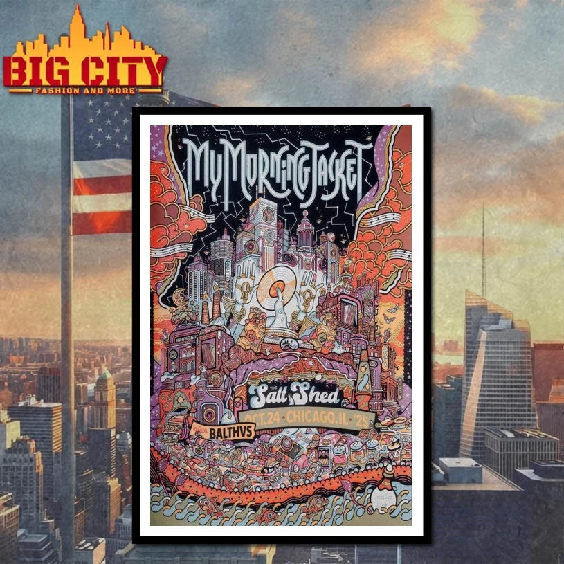 My Morning Jacket Tour The Salt Shed Indoors 2025 Poster shirt