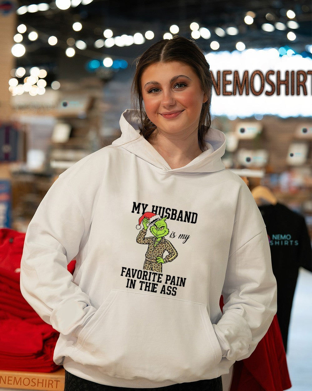 My husband is my favorite pain in the ass Grinch shirt