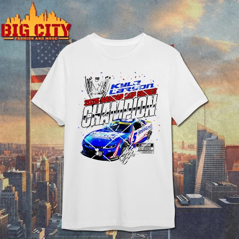 NASCAR Kyle Larson 2025 Series Champion signature shirt