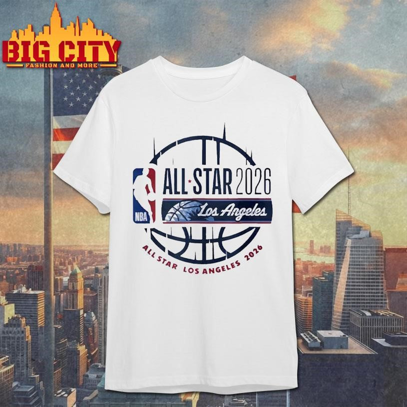 NBA All Star 2026 Los Angeles Basketball Event Shirt
