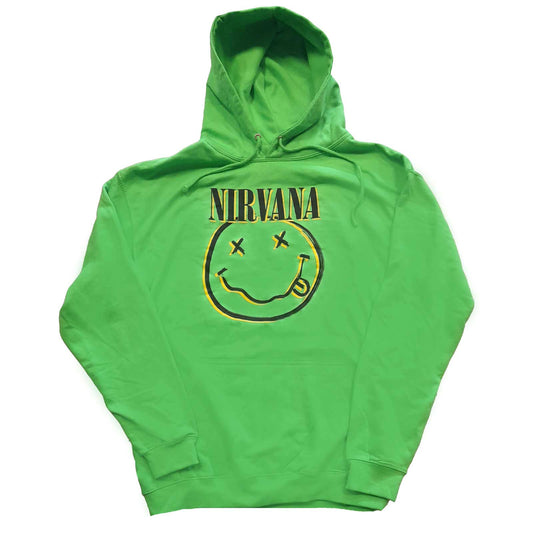 NIRVANA Attractive Hoodie, Inverse Happy Face Style003