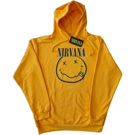 NIRVANA Attractive Hoodie, Inverse Happy Face Style001