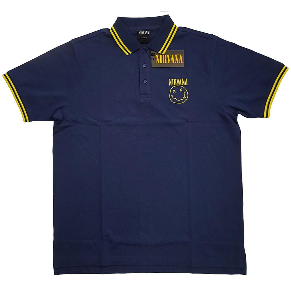 Nirvana Polo Shirt: Happy Face