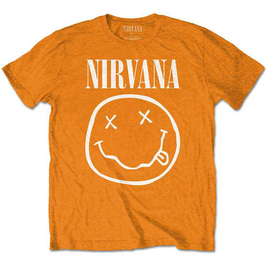 NIRVANA Attractive Kids T-shirt, White Happy Face