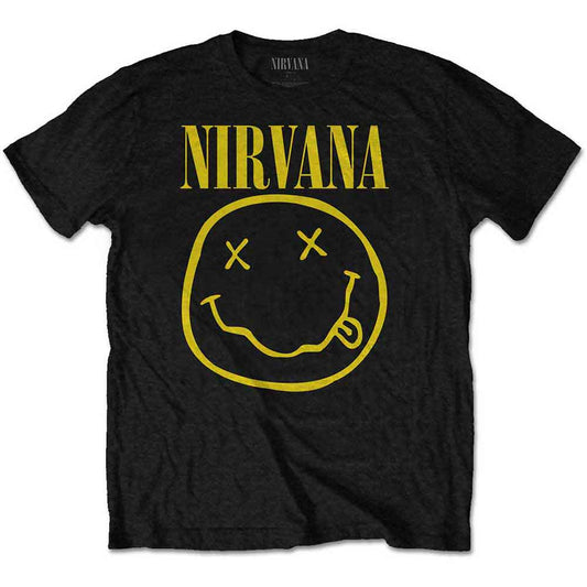 NIRVANA Attractive Kids T-shirt, Yellow Happy Face Style002