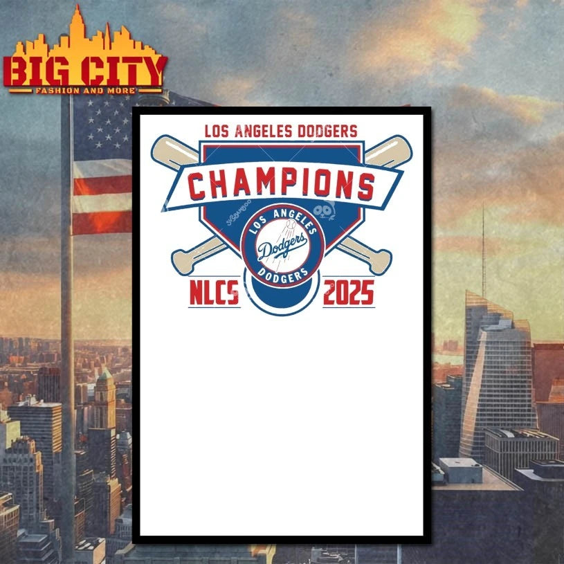 NLCS 2025 Los Angeles Dodgers Champions Logo Shirt