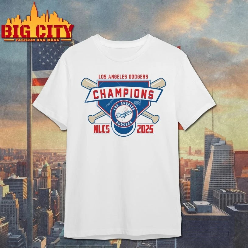 NLCS 2025 Los Angeles Dodgers Champions Logo Shirt