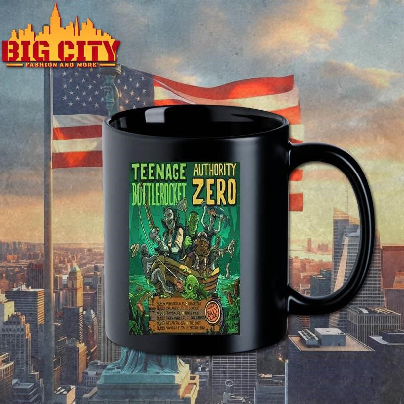Nage Bottlerocket Authority Zero February Tour 2026 Shirt